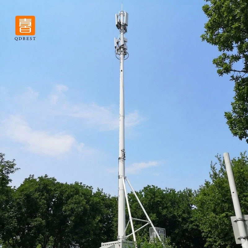 info-1-1 5G Wifi Signal Monopole Tower factory